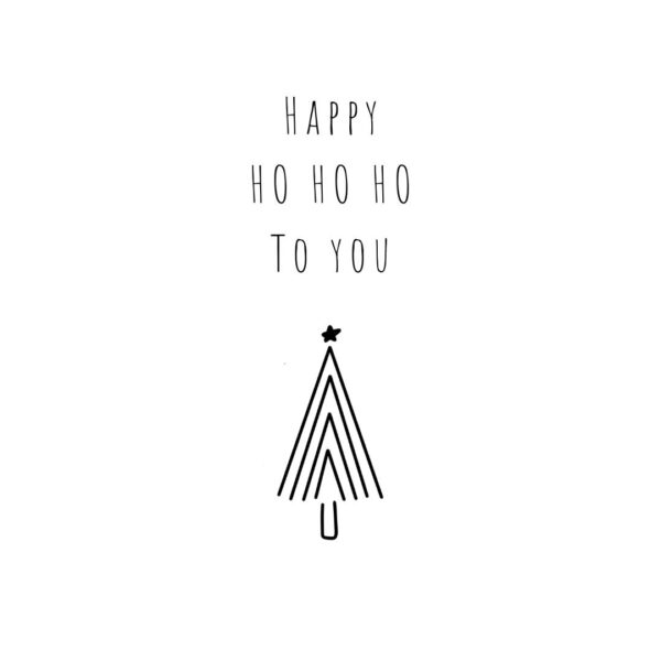 Postkarte "Ho Ho Ho"