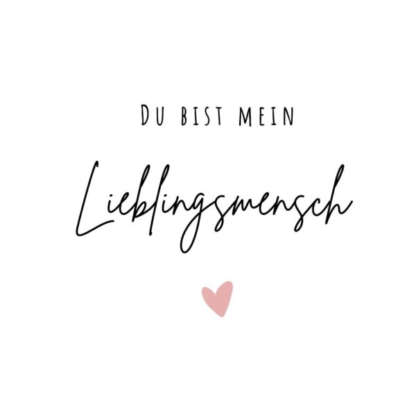 Postkarte "Lieblingsmensch"