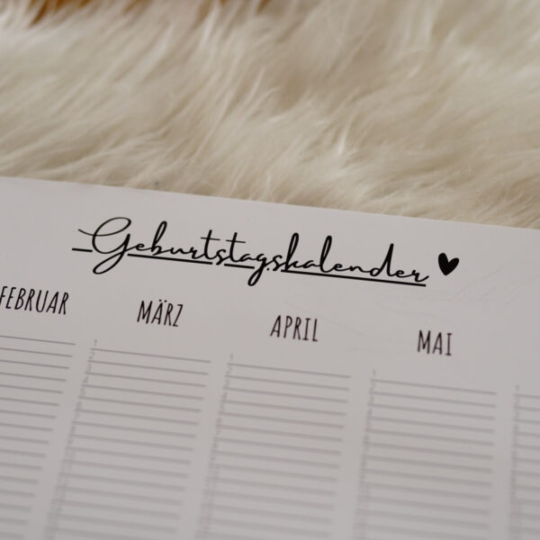 Geburtstagskalender