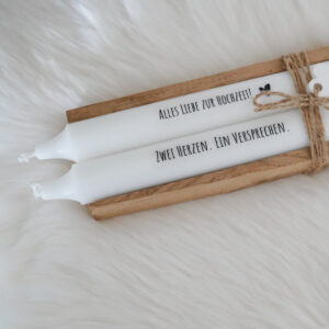 Hochzeit Kerzen Geschenk