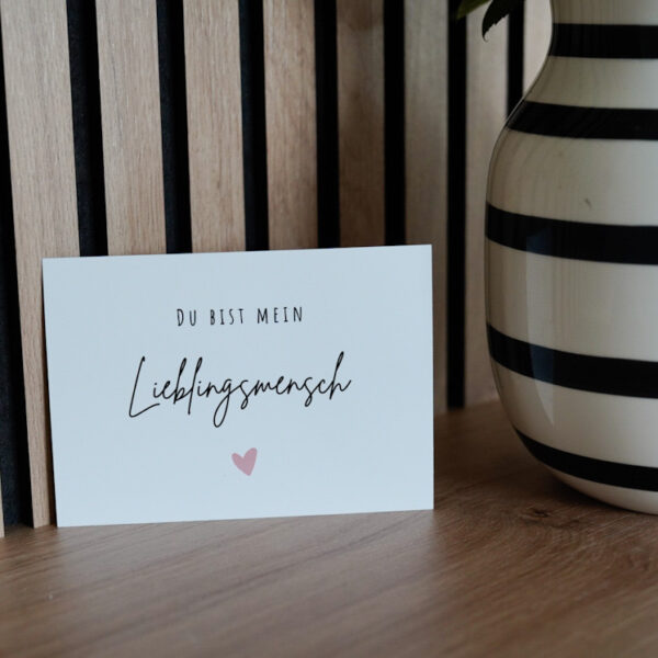 Postkarte-Lieblingsmensch