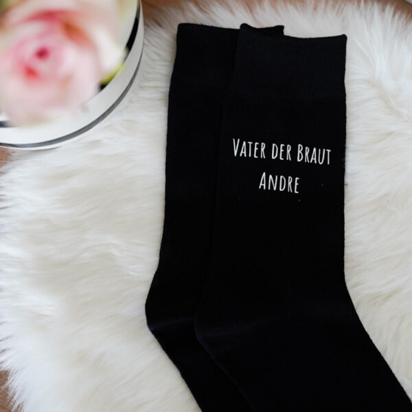 Socken "Hochzeit" – Bild 2