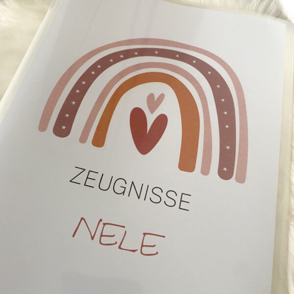 Zeugnismappe personalisiert