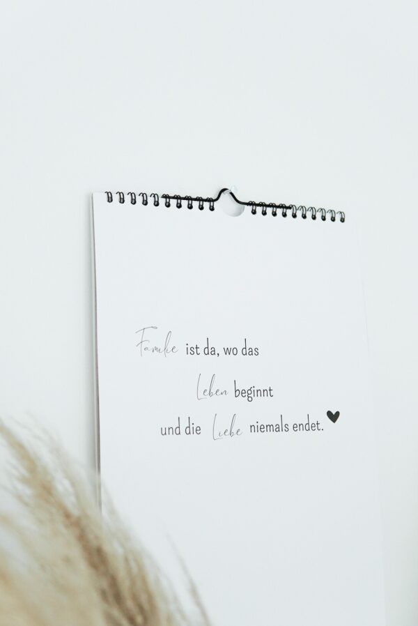 Familienkalender 2026 Wandkalender – Bild 7