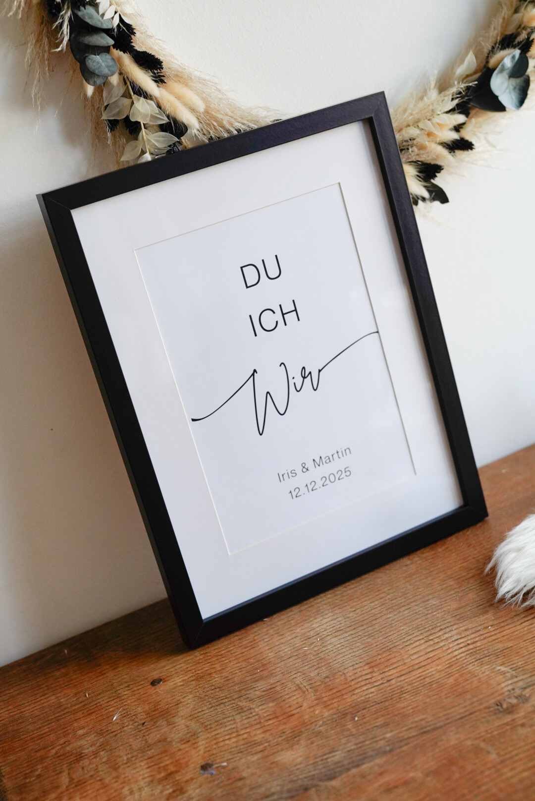 Hochzeitsposter Du Ich Wir – Bild 4