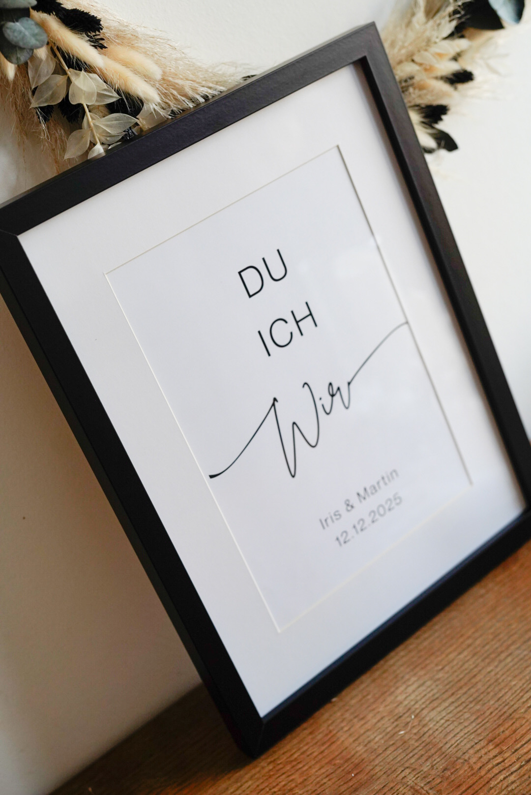 Hochzeitsposter Du Ich Wir – Bild 3