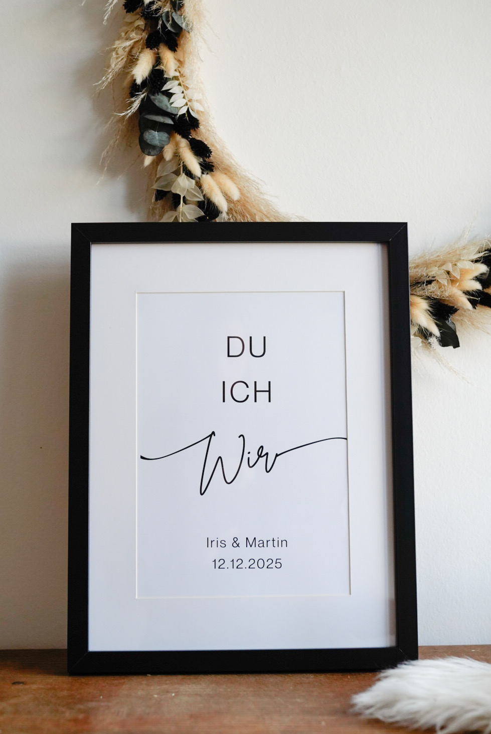 Hochzeitsposter Du Ich Wir – Bild 2