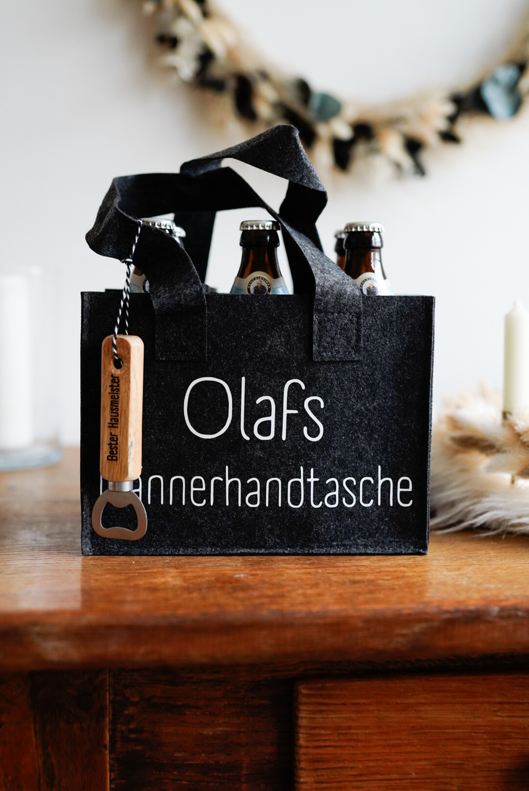 Männerhandtasche personalisiert
